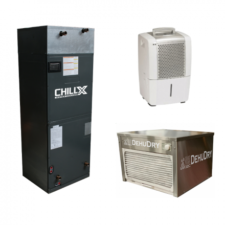 ChillX - Water-cooled & Stand-alone Dehumidifiers